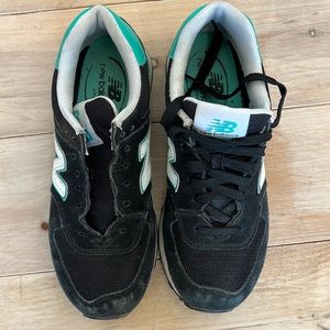 New Balance sneakers.